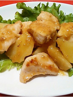 *鶏じゃがの味噌バター炒め*-レシピのメイン写真