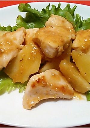 *鶏じゃがの味噌バター炒め*-レシピのメイン写真