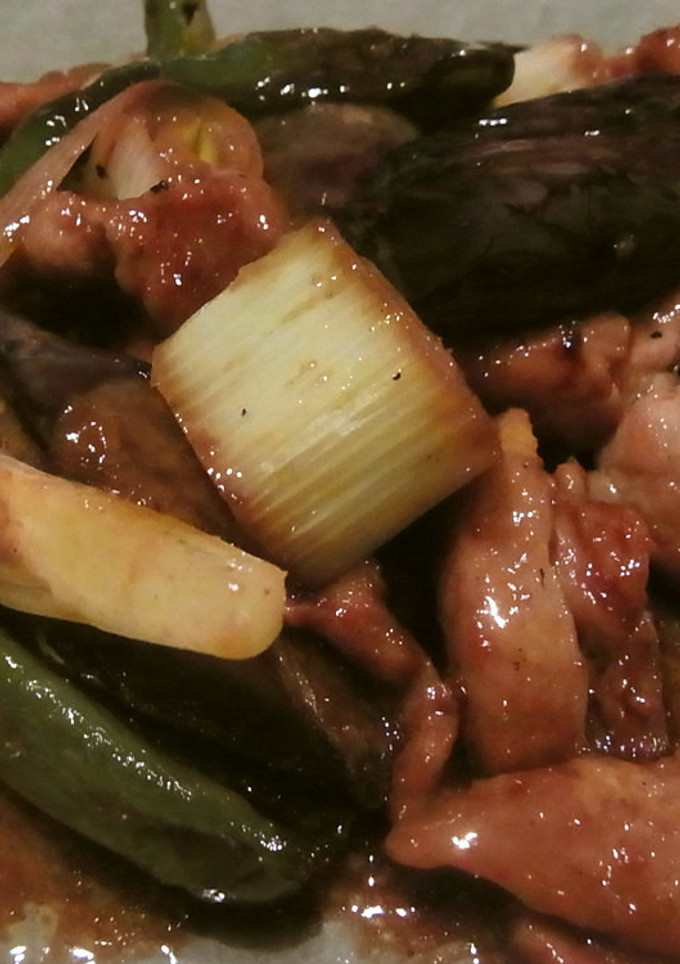 お酢でさっぱり！揚げナスと豚肉の生姜焼き-レシピのメイン写真