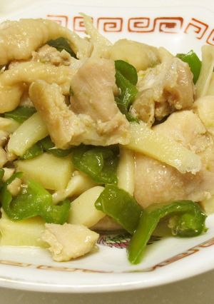 チキンとエリンギのバターナンプラー炒め-レシピのメイン写真