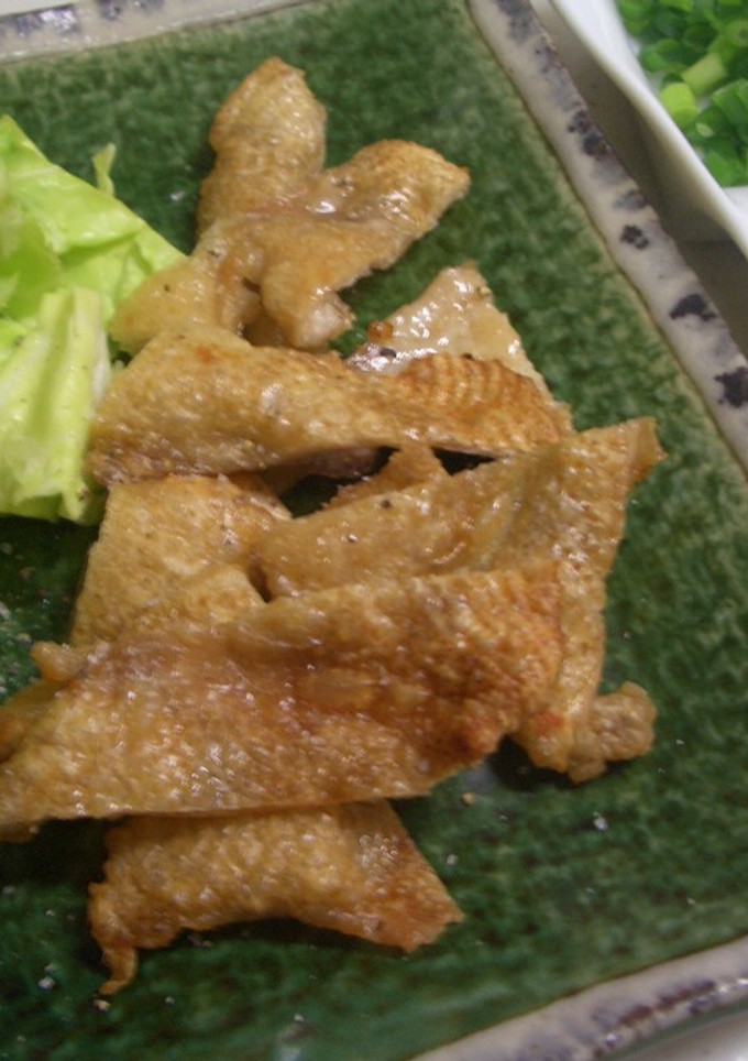 ✿おつまみ鶏皮の焼き方✿-レシピのメイン写真