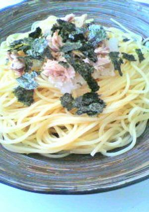 ツナとみぞれの和風冷製パスタ-レシピのメイン写真
