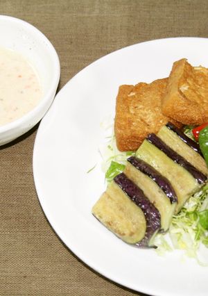 春キャベツと揚げ野菜と豆腐サウザンドレ-レシピのメイン写真