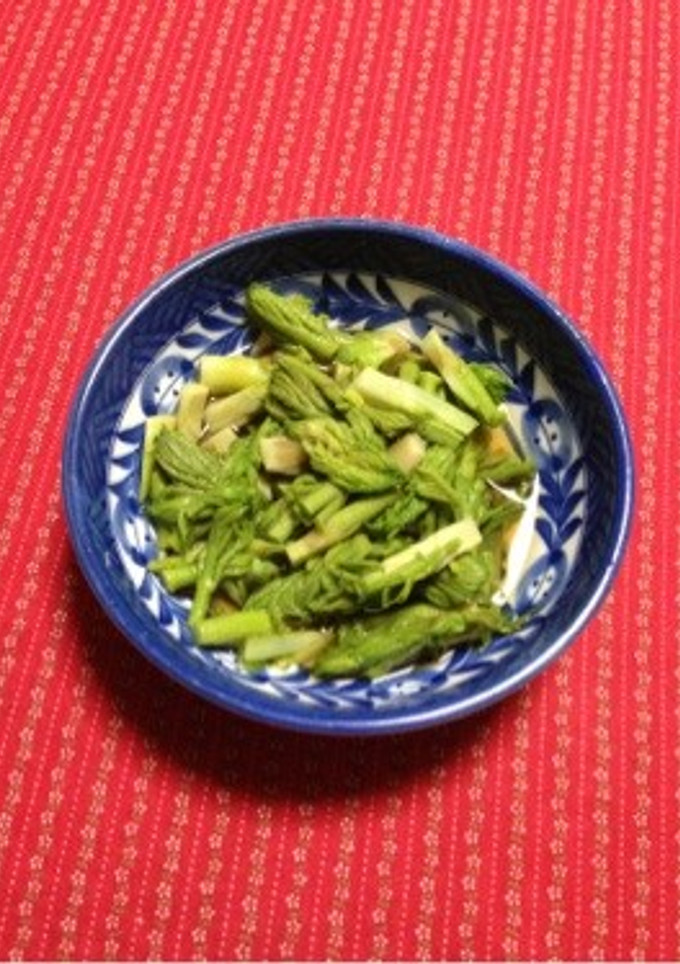 ふきのとうのお浸し-レシピのメイン写真
