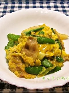 今が旬!スナップエンドウの玉子とじ-レシピのメイン写真