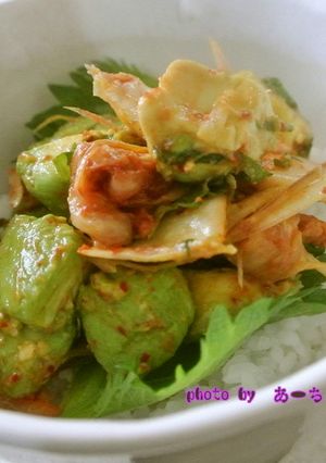 簡単アボキム丼-レシピのメイン写真