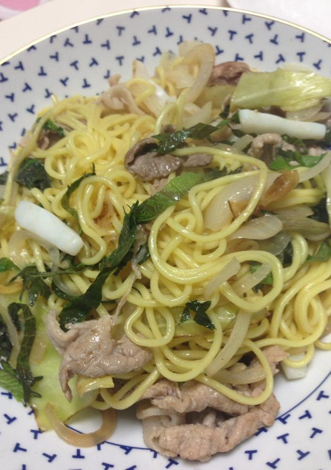 簡単さっぱり★青しそ塩焼きそば-レシピのメイン写真