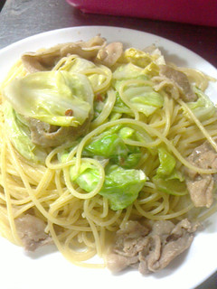 バラ肉とキャベツの和風パスタ-レシピのメイン写真