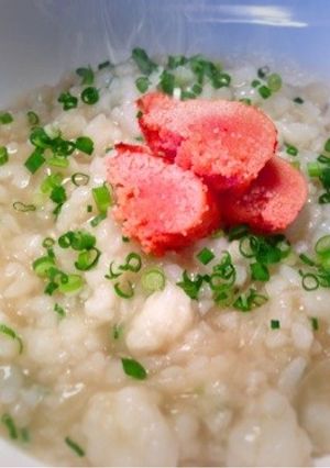 【簡単】胃に優しい体温まる明太子おじや-レシピのメイン写真