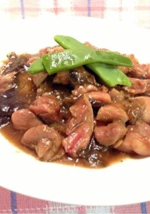 鶏ももとなすのやわらか甘辛煮-レシピのメイン写真