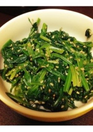 5分で出来るほうれん草のゴマ和え-レシピのメイン写真