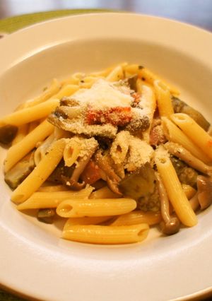 ちびアーティチョークのパスタ-レシピのメイン写真