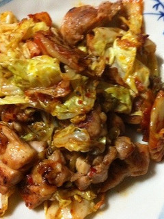 【家の食材で】簡単☆鶏キムチ炒め-レシピのメイン写真