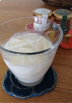 朝食に❤ラッシー風りんご酢ドリンク-レシピのメイン写真