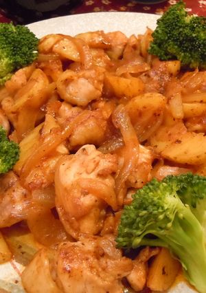 ごはんがすすむ！鶏じゃがＢＢＱソース炒め-レシピのメイン写真