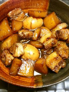 圧力鍋でとろとろ豚の角煮-レシピのメイン写真