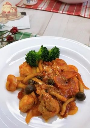 鶏もも肉のトマトバジルソース-レシピのメイン写真