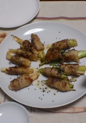 お酒、ご飯がすすむ!豚肉のネギまき-レシピのメイン写真