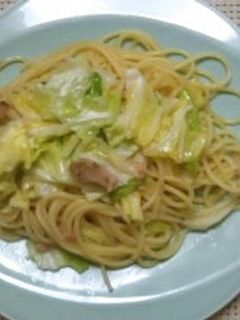 お手軽!キャベツとツナの柚風味パスタ-レシピのメイン写真