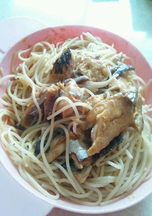 鯖みそパスタ-レシピのメイン写真