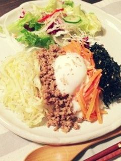 簡単♡ビビンバ風ナムル丼-レシピのメイン写真
