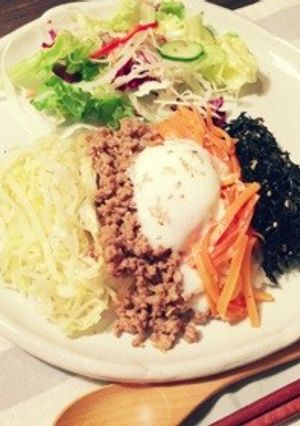 簡単♡ビビンバ風ナムル丼-レシピのメイン写真