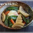 さやえんどうとたけのこの巣ごもり卵