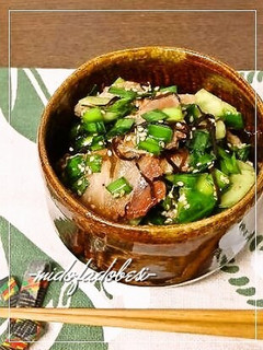 豚肉の塩昆布ニラだれ和え-レシピのメイン写真