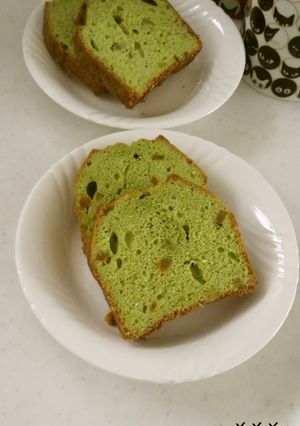 ○オレンジピールと抹茶のパウンドケーキ○-レシピのメイン写真