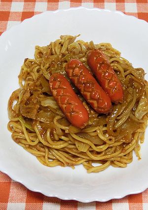 フライパンで作るインドカリーで焼きそば-レシピのメイン写真