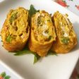 お弁当に❀お好み焼き風卵焼き♬②
