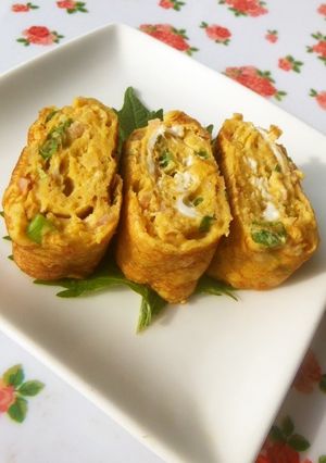 お弁当に❀お好み焼き風卵焼き♬②-レシピのメイン写真