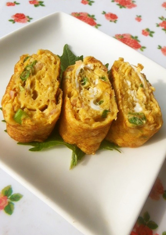 お弁当に❀お好み焼き風卵焼き♬②-レシピのメイン写真