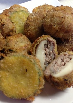 色々野菜の肉づめフライ-レシピのメイン写真