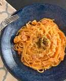 レンジで完成！秘密の絶品トマたまパスタ