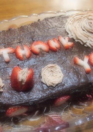 簡単！四角チョコケーキ～応用編～-レシピのメイン写真