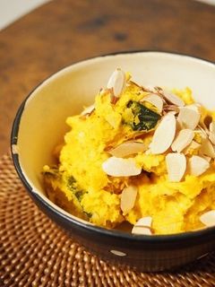 かぼちゃのサラダ アーモンド和え-レシピのメイン写真
