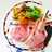 塊で焼くローストラム　バルサミコソース　