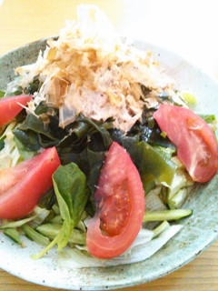 夏におすすめ!野菜たっぷりサラダうどん-レシピのメイン写真