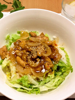 簡単!子供も大人も喜ぶ甘辛鶏肉丼-レシピのメイン写真