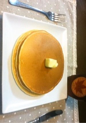 簡単 モチモチ ！ パンケーキ-レシピのメイン写真