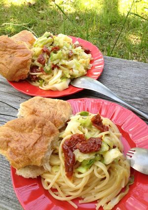 山ご飯!フライパンひとつ3分速攻パスタ弐-レシピのメイン写真