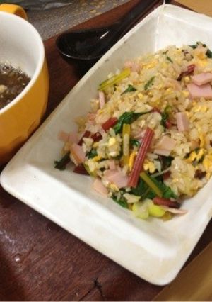 スイスチャードのヘルシー炒飯-レシピのメイン写真