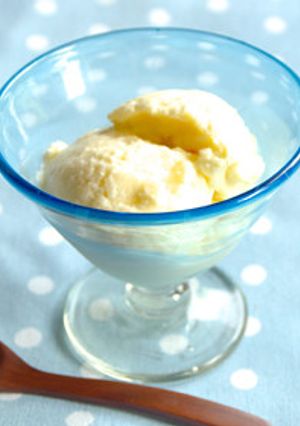 クロテッドアイスクリーム◇オレンジ風味-レシピのメイン写真