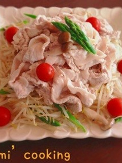 お肉しっとり野菜シャキシャキの冷しゃぶ‼-レシピのメイン写真