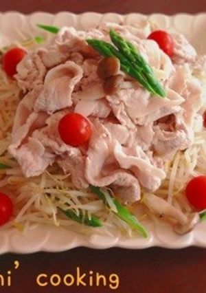 お肉しっとり野菜シャキシャキの冷しゃぶ‼-レシピのメイン写真