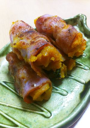 《リメイク》南瓜の煮物クリーミーな焼き-レシピのメイン写真