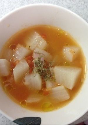 《低カロ》トマトと大根のスープ-レシピのメイン写真
