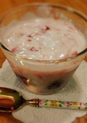 即席！いちごヨーグルト-レシピのメイン写真