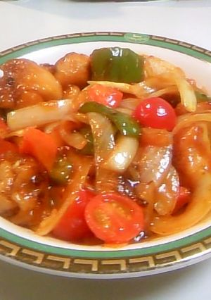 酢豚風鳥肉野菜炒め-レシピのメイン写真